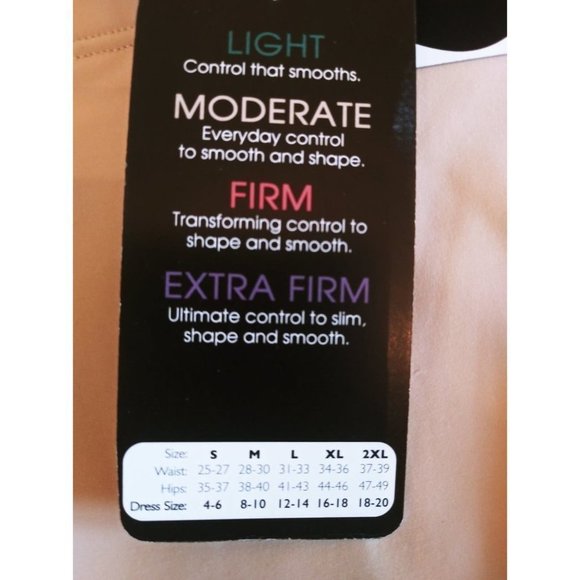 TC Fine Intimates Just Enough Tummy Control Hi-Waist Thigh Slimmer 2X NWT - Picture 5 of 7